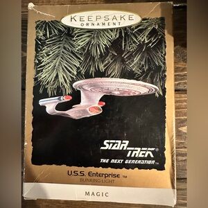 Vintage Hallmark Star Trek U.S.S. Enterprise Ornament